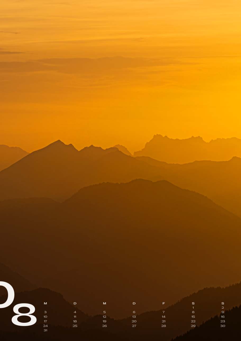 Blick ins Karwendel und Wetterstein