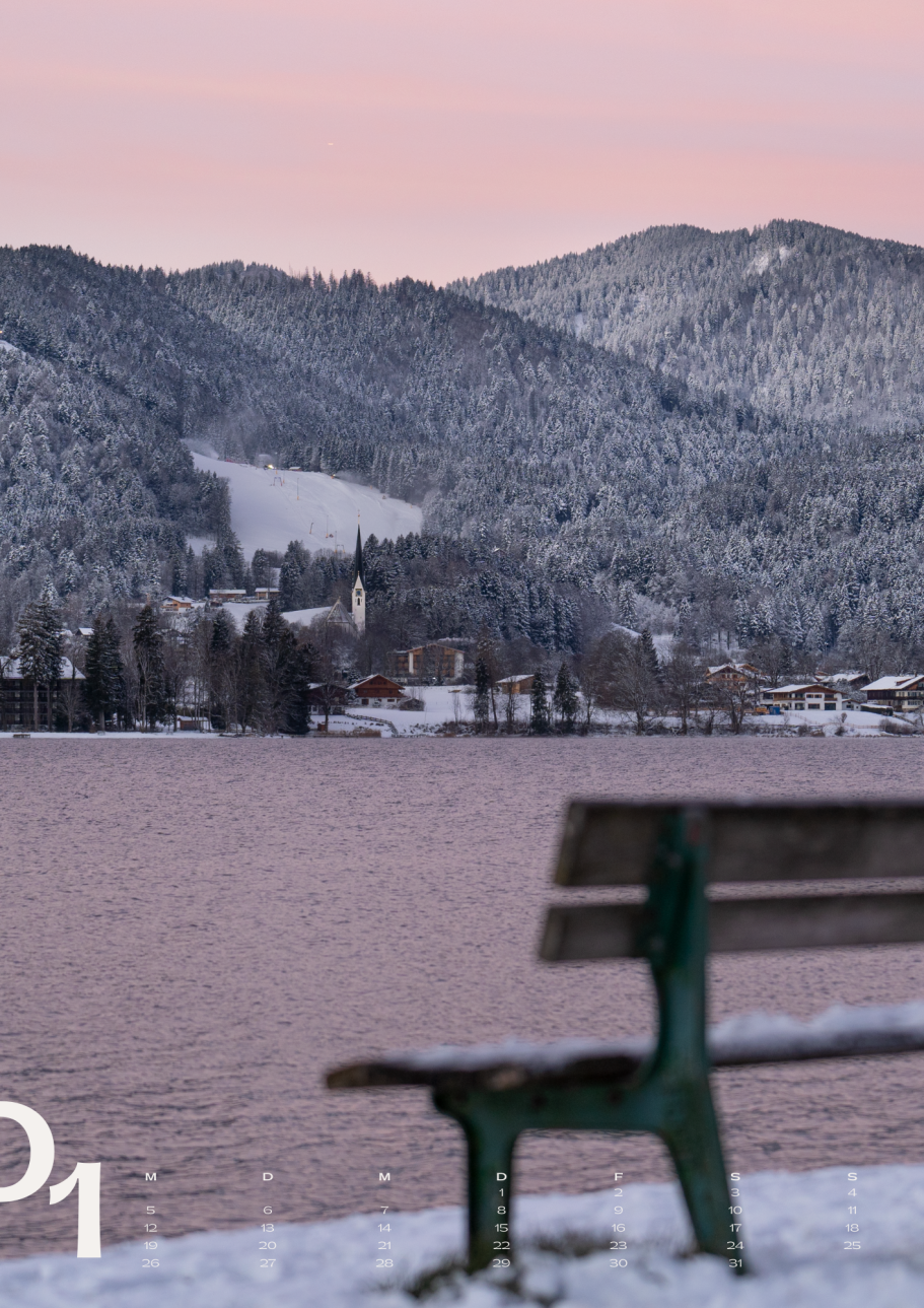 Blick von Tegernsee nach Bad Wiessee