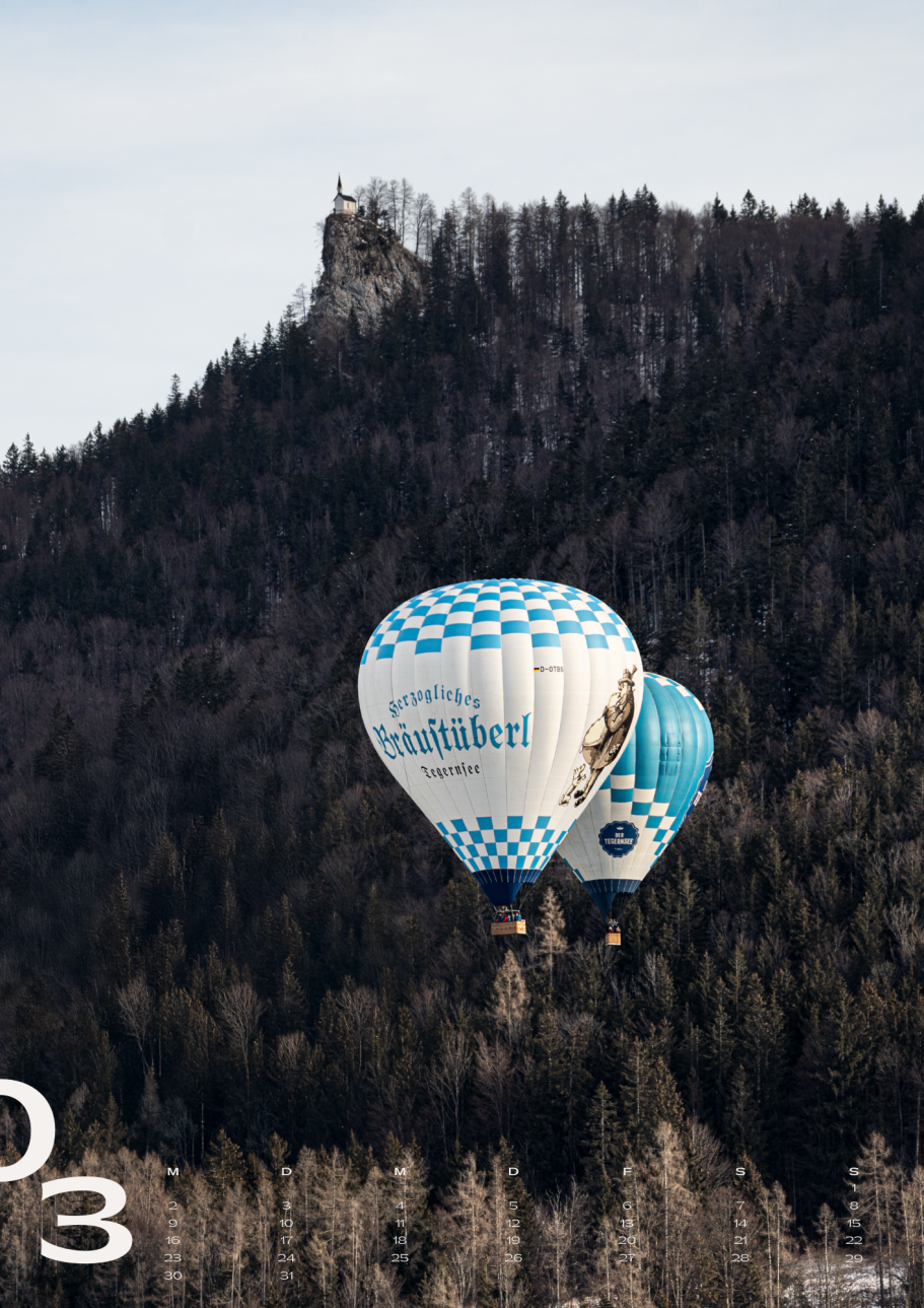 Ballonfahrt unter dem Riederstein